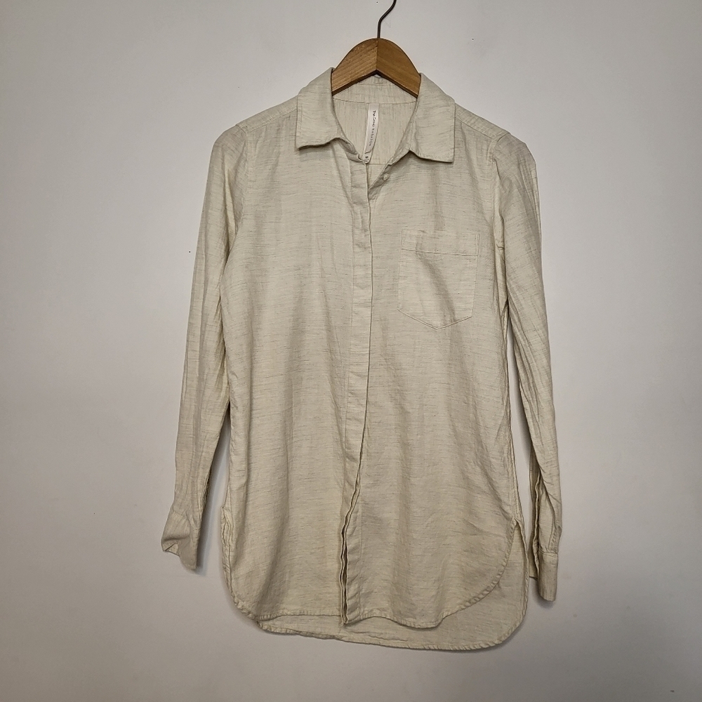 Aritzia The Group Babaton Button up Wool Blend Shirt Size XS